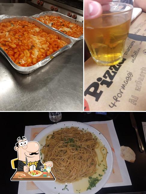 La cibo e birra del ristorante