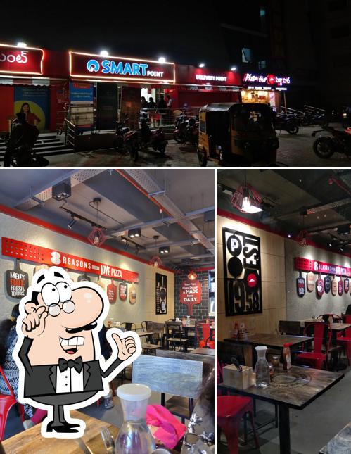 The interior of Pizza Hut Hanamkonda, Warangal