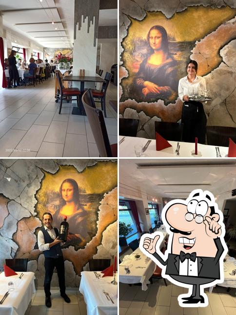Gli interni di Restaurant Mona Lisa