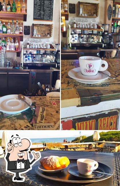 Gli interni di Saroccafe
