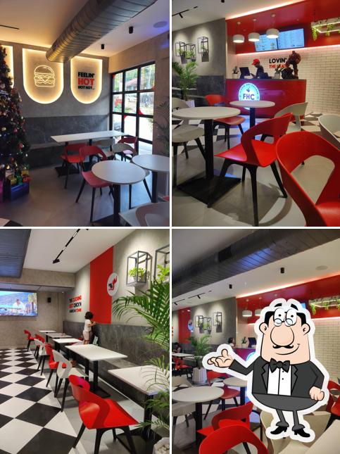 The interior of Flamin' Hot Chicken - Kakkanad