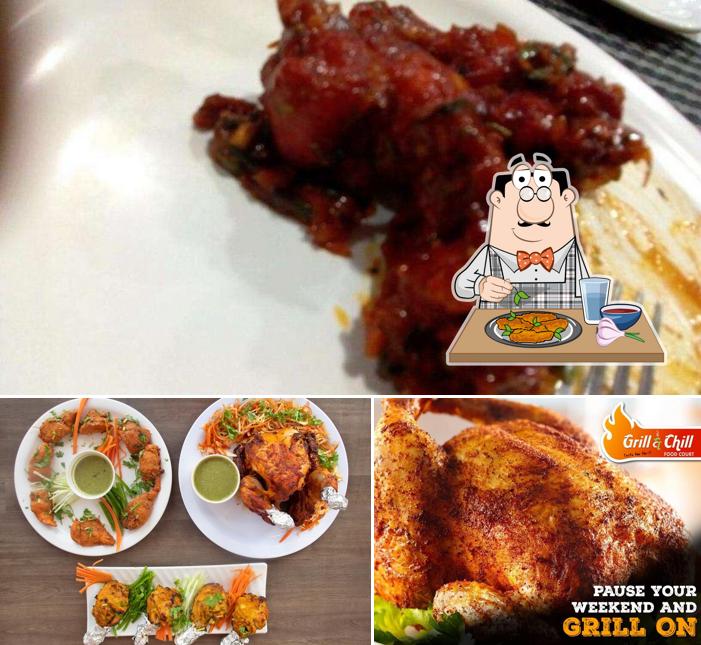 Chicken wings at Grill & Chill