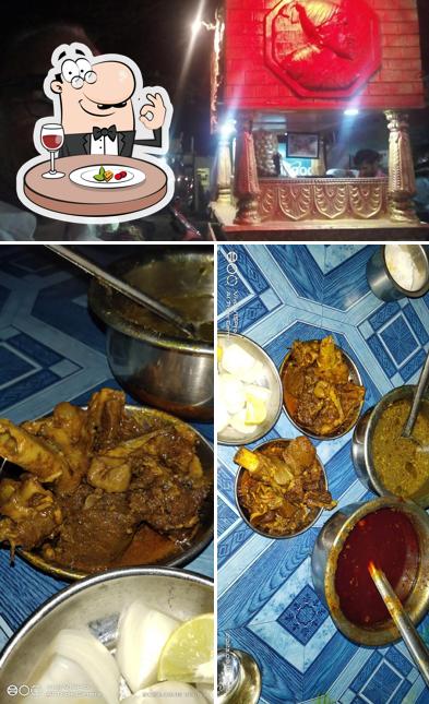 The image of food and exterior at Jogeshwari Dhaba