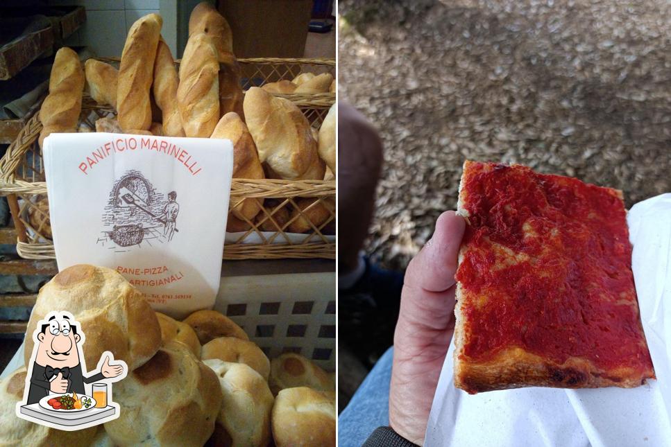 Cibo al Panificio Marinelli Fabrica di Roma