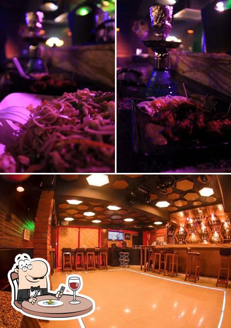 The restaurant's food and interior