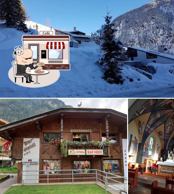 Gli esterni di Ristorante trattoria Heidi