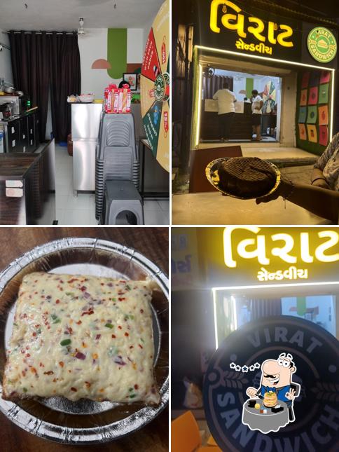 Food at Virat Sandwich