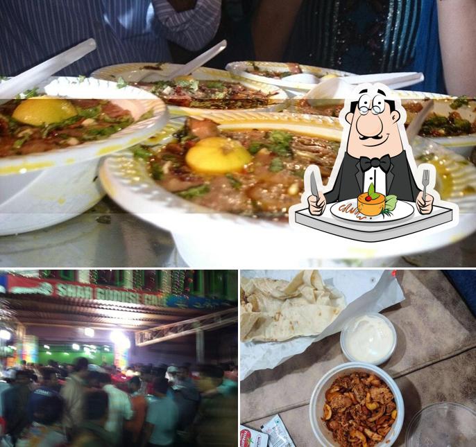 The restaurant's food and bar counter