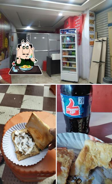Take a look at the photo displaying food and interior at Shriji live puff