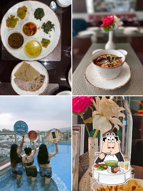 Hot and sour soup at Sky Deck Restaurant