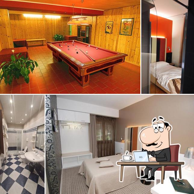 Dai un'occhiata agli interni di Hotel La Pergola