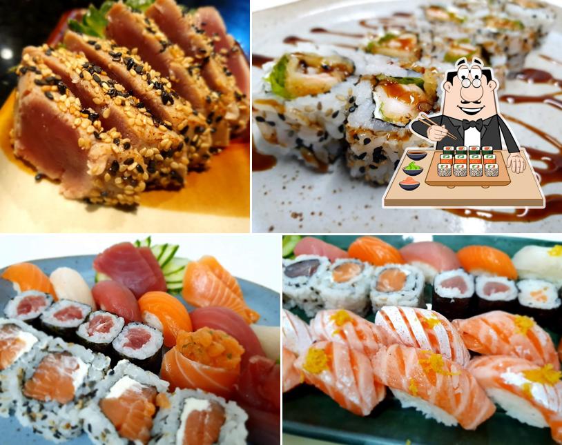 No Fome de sushi, você pode provar sushi