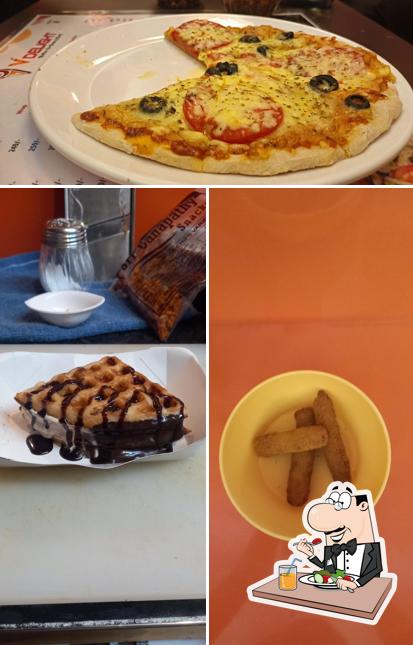 Food at Vdelight waffles, Ice cream & more