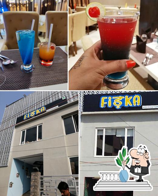 Check out the image displaying exterior and drink at Fidka ! With Firangi Tadka Veg Restaurant