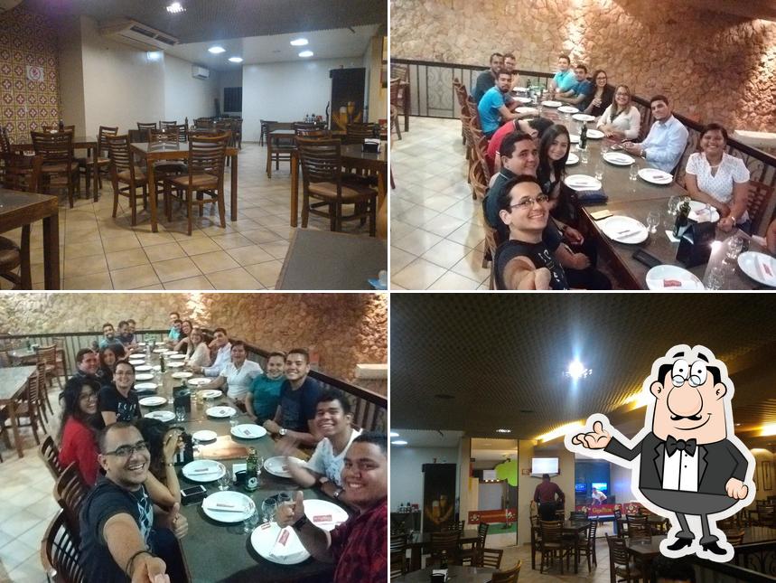 O interior do Giga Pizza