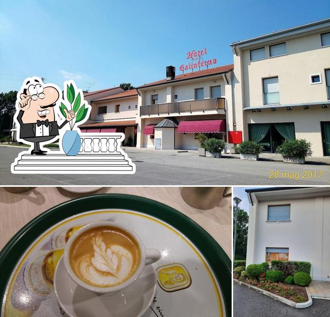 La foto della esterno e bevanda di Hotel Ristorante Calinferno a Codognè