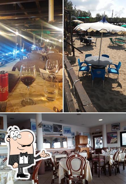 Gli interni di Lo Scoglio