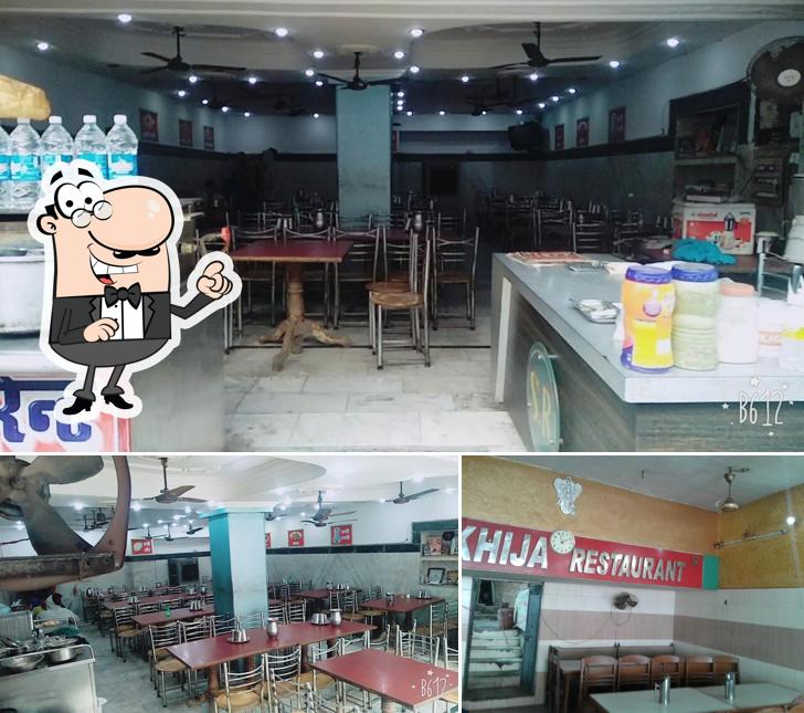 The interior of Old Sukhija Punjabi Restaurant