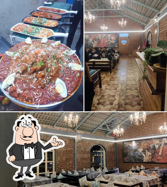 This is the image displaying interior and food at Paramount Garden Restaurant