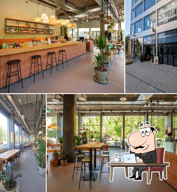 Gli interni di Novu Campus Coffee Bar