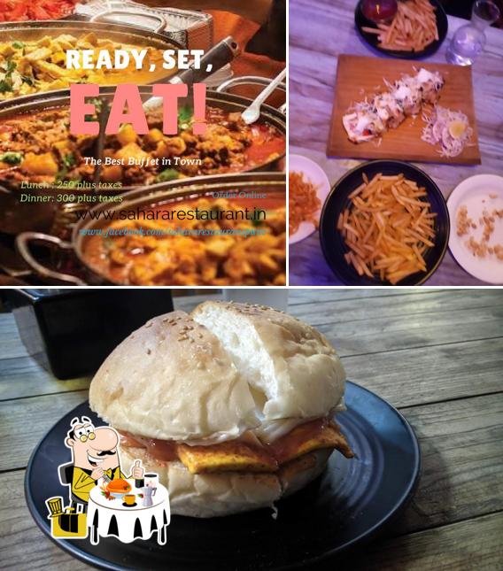 Food at Sahara Family Restaurant & Bar