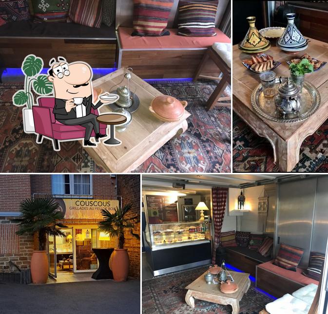 L'intérieur de Chez Bouba traiteur