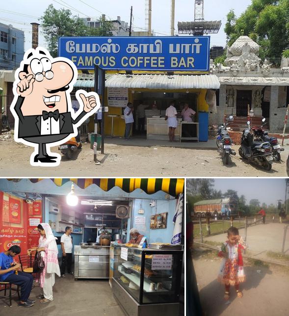 The interior of Famous Coffee Bar