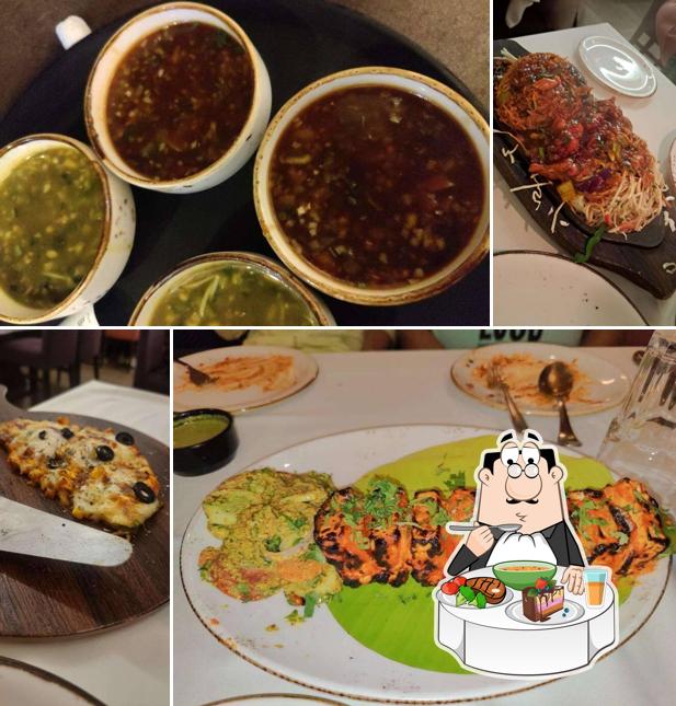 Hot and sour soup at Flags Restaurant and Banquets