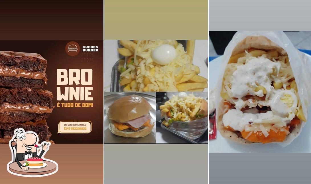 Guedes Burger serve uma seleção de pratos doces