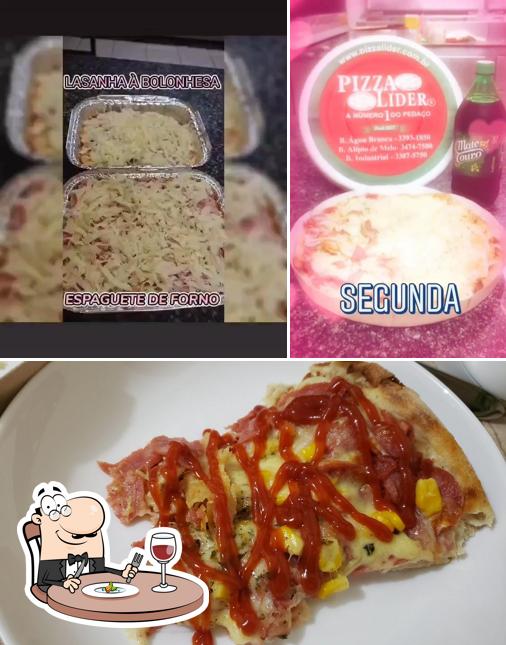 Platos en Pizza Líder Coqueiros