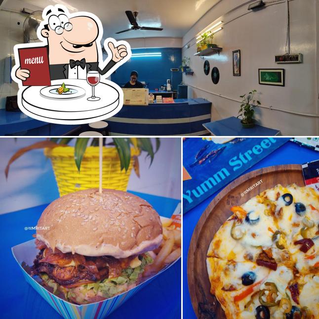Take a look at the image depicting food and interior at Yumm Streetz