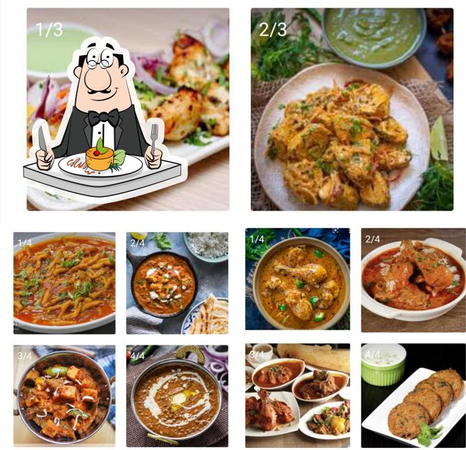 Food at The Royal Restaurant