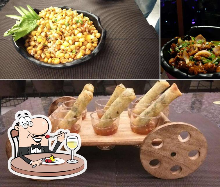 Meals at house on terrace