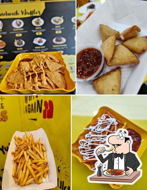 Meals at Belgian Waffle Factory