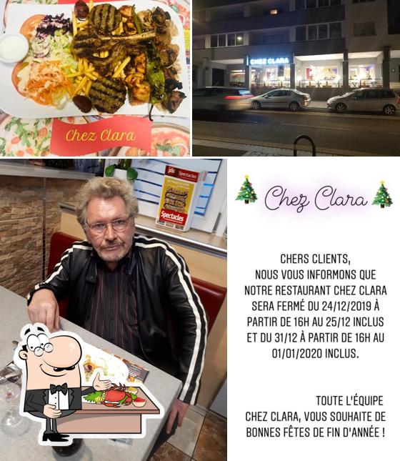 Essayez des fruits de mer à Chez Clara