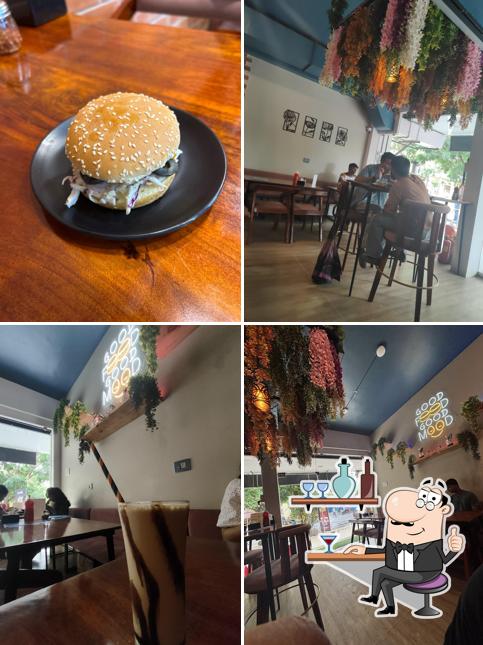 The interior of Food Adda Virar