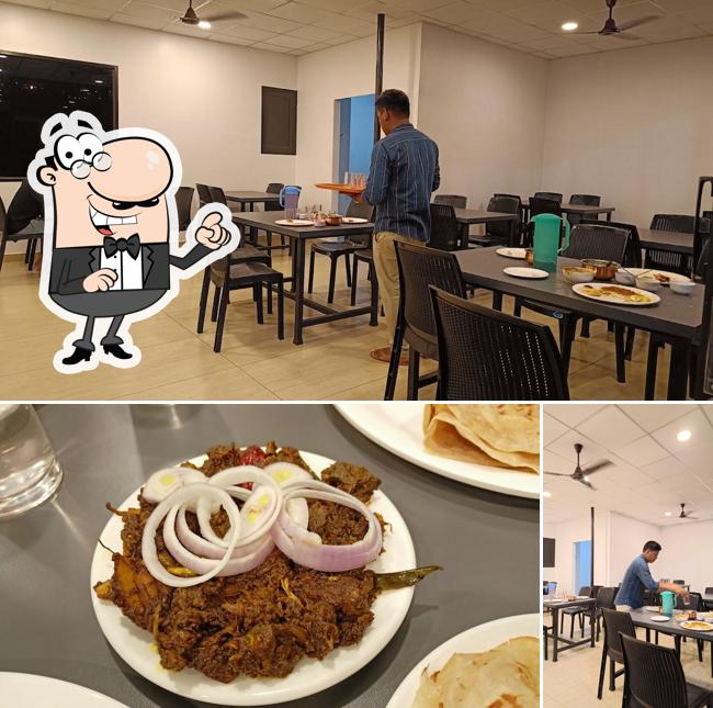 This is the photo showing interior and food at Fortune Kitchen, Restaurant &Catering