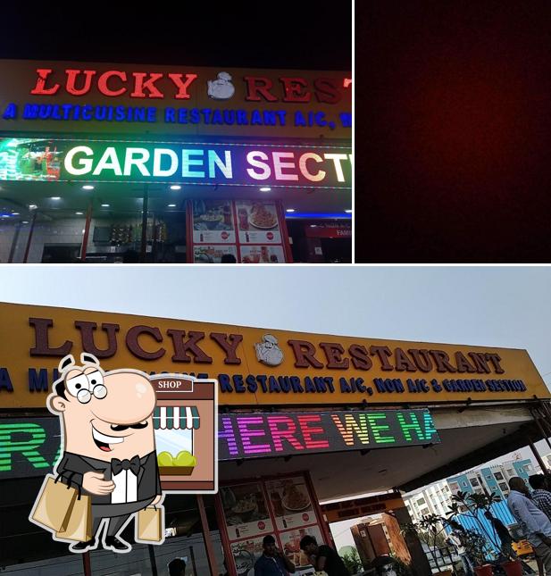 Check out how Lucky Restaurant looks outside