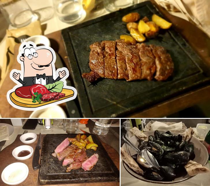 Scegli i piatti di carne a M'ama Beach Club
