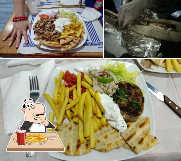 A Mythos puoi assaggiare le patatine fritte