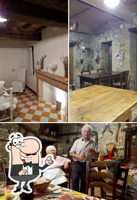 Gli interni di Alla Locanda di Denzano