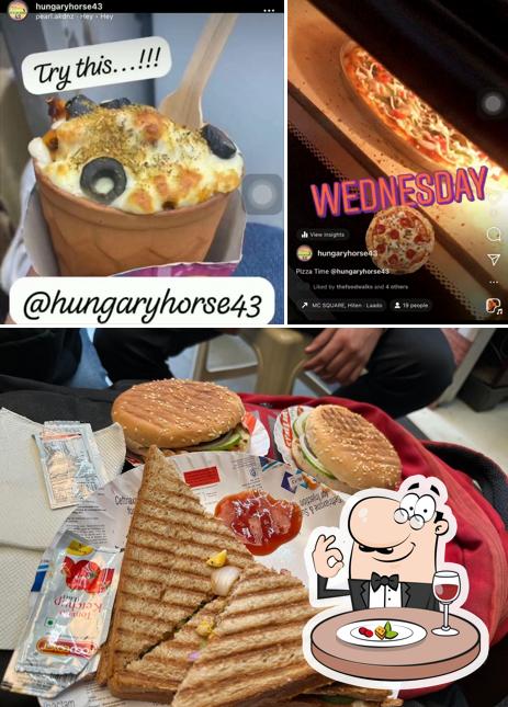 The image of food and interior at Hungary Horse 43