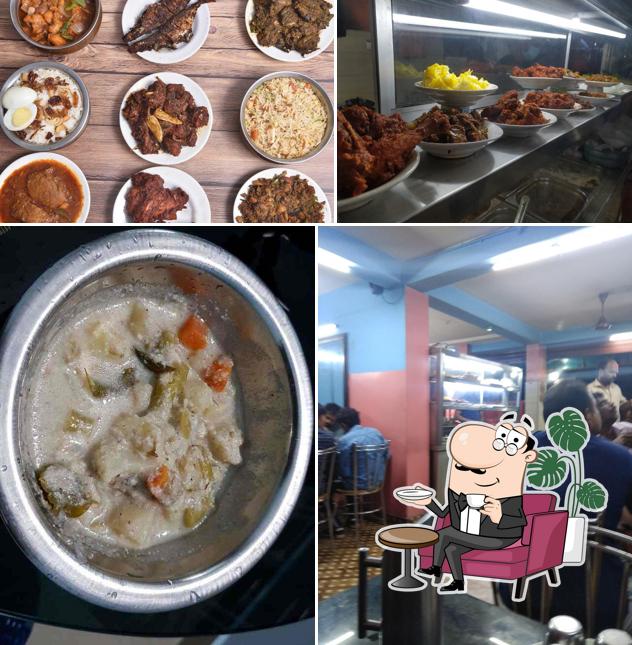 Take a look at the photo showing interior and food at KOTTARAM FAMILY RESTAURANT