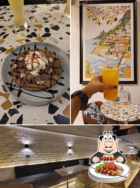 The photo of food and interior at Nomad Pizza, Bengaluru