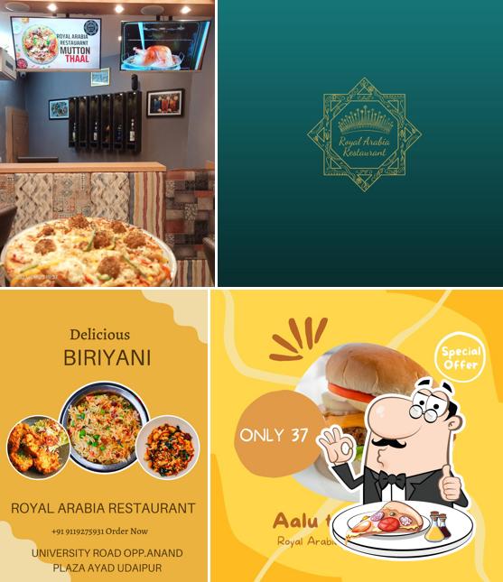 Order pizza at Royal Arabia Restaurant - Arabian Delight