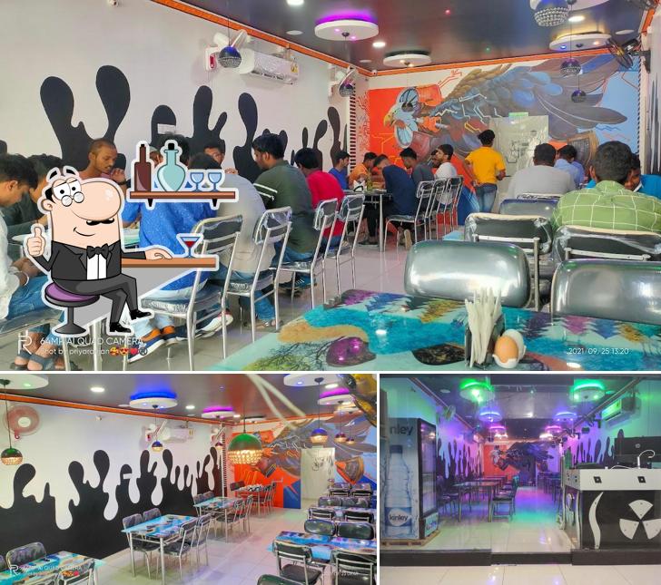 The interior of The food villa Gunupur Restaurant