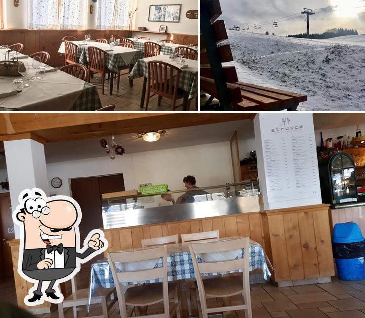 Gli interni di Bar Pizzeria Etrusca B&B
