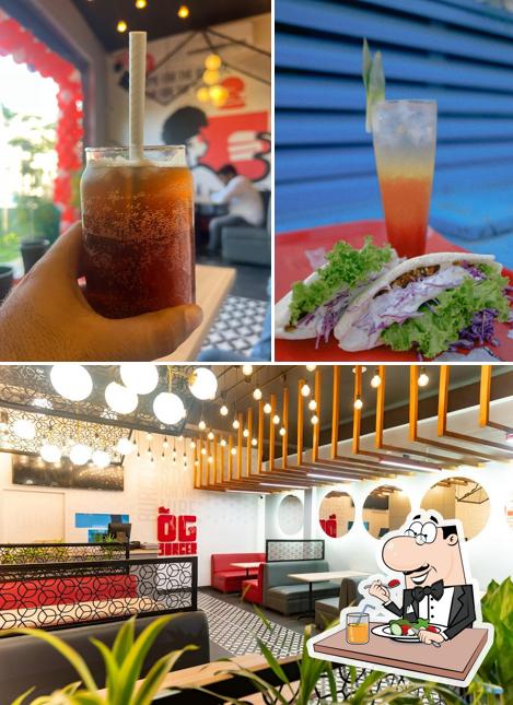 The restaurant's food and interior