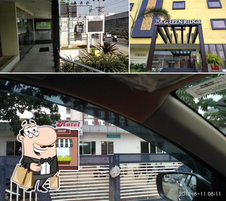 Enjoy the view outside Hotel Green Ridge