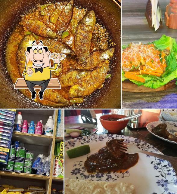 Try out seafood at Ramdhenu Restaurant